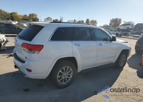 2015 Jeep Grand Cherokee Overland z USA, uszkodzony, nr VIN 1C4RJFCT0FC922045